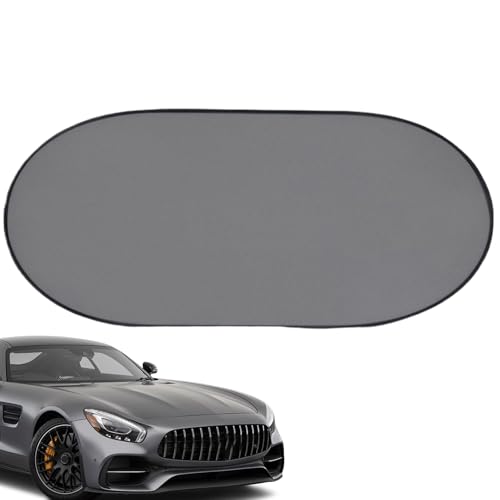 Pare-soleil pour vitre arrière - Protection UV - Protection contre les UV - Blocage thermique - Protection solaire de voiture - Panneau en maille noire -...