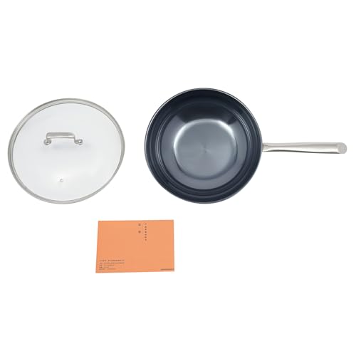 Wok antiadherente con tapa, 11.8 pulgadas miniatura 2