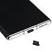 Hoolerry 200 Pcs USB C Anti Dust Plugs Cover Type C Charging Port Plug Anti Dust Protectors with Storage Box Black, Note 20, Pixel Type Ports on Smartphone
