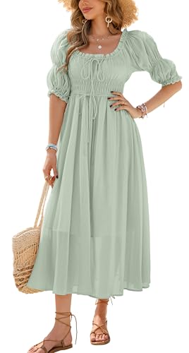 Robe Été Fluide Style Bohème et Romantique Taille L