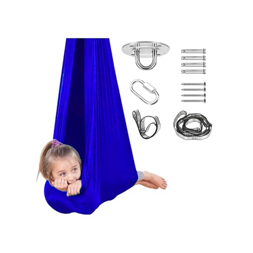 Swing Sensorial: Asiento De Hamaca Interior, Silla De Terapia Portátil | Capón De Relajación Ajustable, Cápsula De De Tela Estirable para Actividades Tranquilas De La Sala De Juegos Par