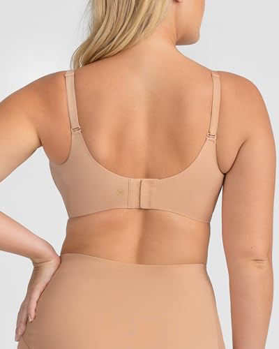 HONEYLOVE Bras for Women, LiftWear Crossover Bra - Sand - M - Thumbnail 2