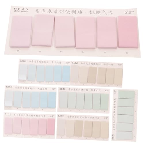 CONGARTENO 960個 彩色便利貼 マルチスル付箋シール 強粘着 書き込み可能 マーク用ステッカー 学習 オフィス用文具 コンパクト持ち運び便利