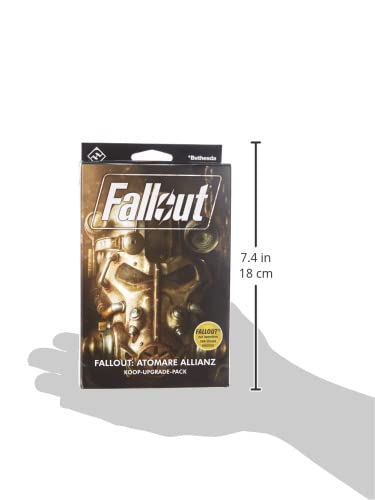 Fantasy Flight Games, Fallout – Atomare Allianz, rozszerzenie, gra ekspercka, gra strategiczna, dla 1-4 graczy, od 14 lat, 150+ minut, niemiecki, 2. rozszerzenie
