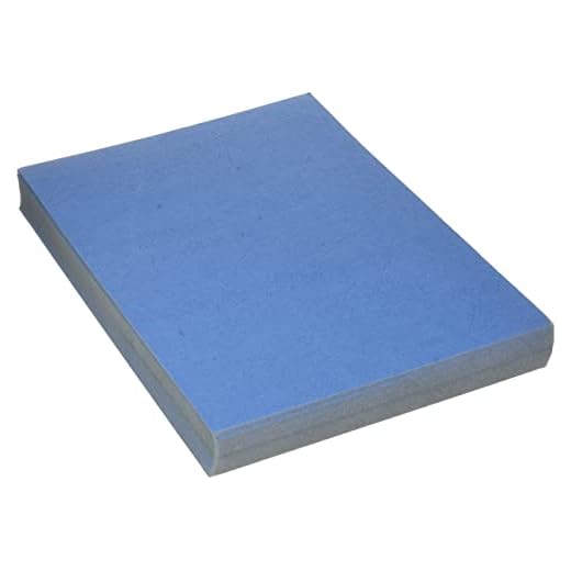 Apex 65011 - Pack de 100 portadas cartulina imitación cuero A4, color azul