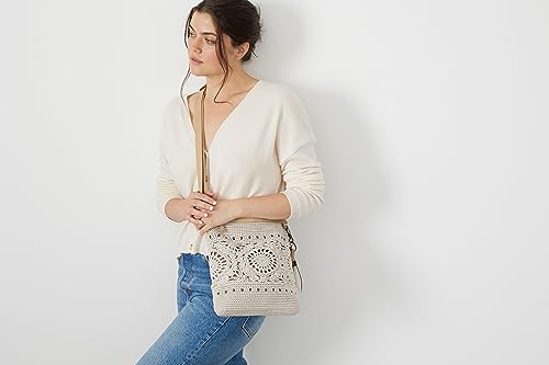 The Sak Lucia Crossbody Purse - Hand Crochet Women's Handbag for Everyday & Travel - Cross Body Bag With Zipper Pockets2