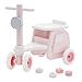 Velo Enfant, Draisienne Fille 1 - 3 Ans, Vélo Bebe, Moto Trotteur Bois pour Enfant, Trotteur Bébé, Mini Velo Draisienne Fille, Vélo rose,Petit Vélo Bébé Fille/Vélo Garçon/Vélo Jouet/Vélo Enfant Bois