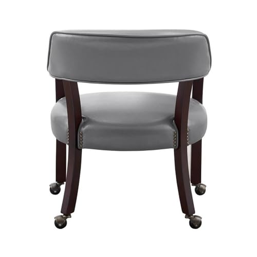 Sillón Tradicional Vinilo Gris Plegable miniatura 5