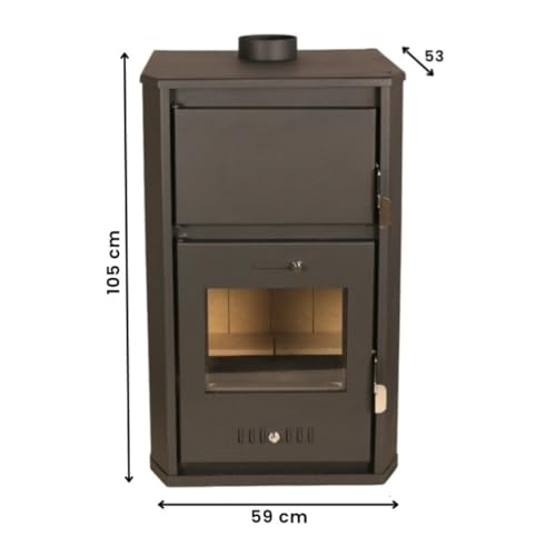 Kaminofen Holzofen Wasserführend BALKAN ENERGY Viviana 22.43kW – Bild 7