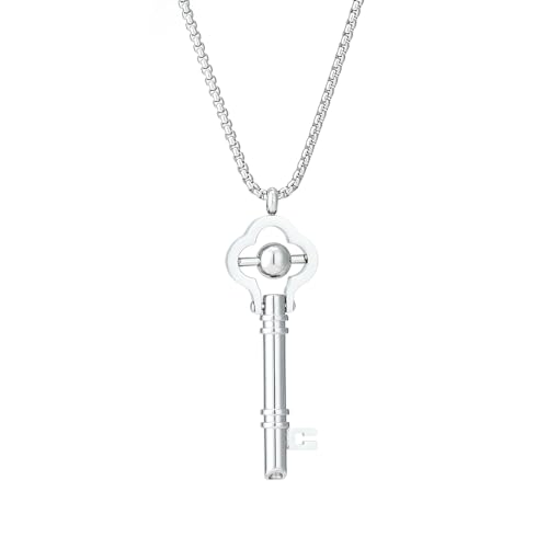 Anxiety Breathing Key Necklace for Stress Relief & Natural Calm
