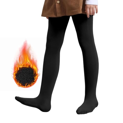 Century Star Fleece Lined Tights for Girls Winter Ballet Dance Toddler Warm Leggings