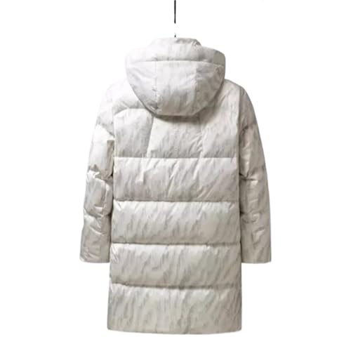 Long Down Jacket Men's Winter Hat Money Thick Warm Youth Casual Fashion Coat - Image 4