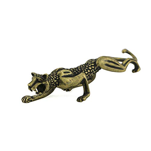 Cheetah en cuivre pur antique pour briser la monotonie de votre bureau