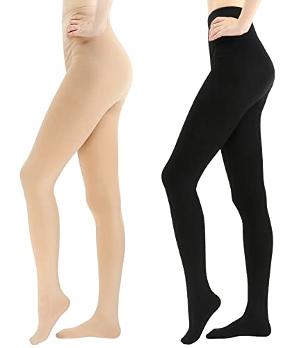 Panda Bros Womens Opaque Warm Fleece Lined Tights Warm Winter Thermal Tights