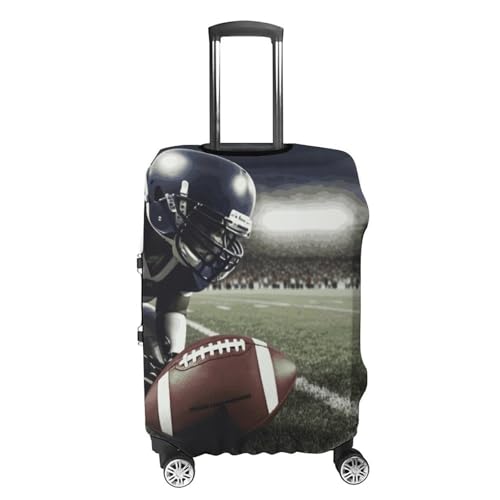 American Football Printed Luggage Cover Protector, Fits 18-32 Inch Luggage4