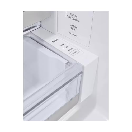Image of LG 26 cu. ft. Smart Counter-Depth MAX French Door Refrigerator with 4 Types of ice in PrintProof Black Stainless Steel