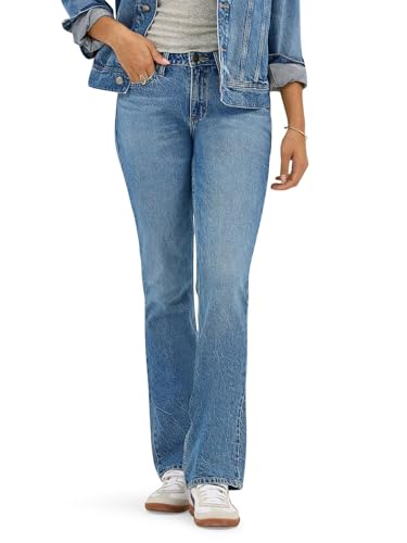 Lee The Boot Jean Future Friend 24 Femme : jean bootcut bleu ajusté