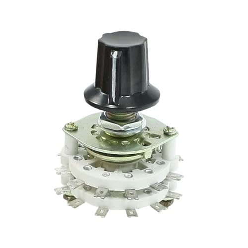 Commutateur rotatif de canal 2P11T double couche à 11 positions pour signal stable