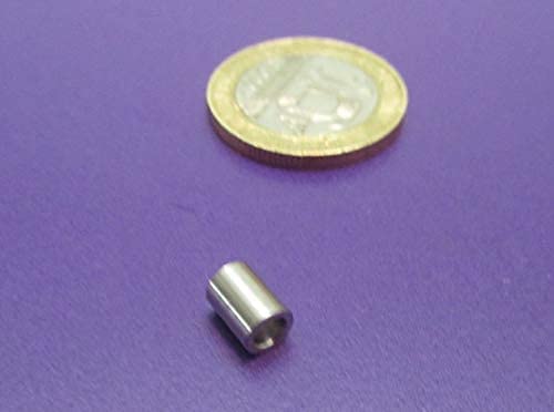 18-8 Stainless Steel Spacer Unthreaded No 4 Screw Size x .187" OD x .115" ID x .250" Length 10 Pcs