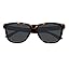Brown Tortoise Frame Black Lens