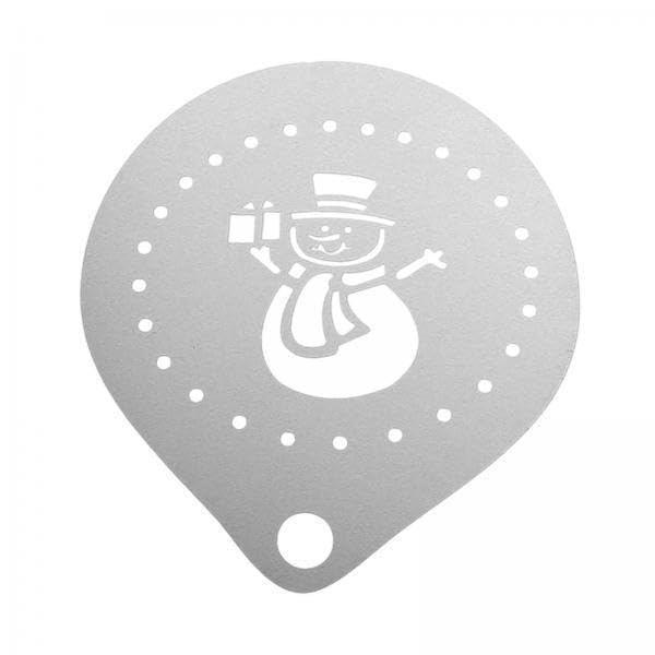 UJEAVETTE 2xCoffee Decoration Stencil Cake Stencil for DIY Craft Decor Mousse Cappuccino-image-38