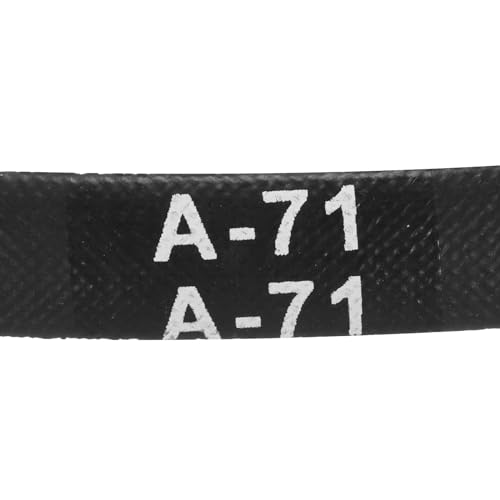 Image of uxcell 3pcs A71 or 4L730 Classic Wrapped Rubber V-Belt, 71 inch(1800mm) Inside Circumference, A Profile V Belt