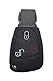 Produktbild CK+ Mercedes Auto-Schlüssel 3-Knopf keyless Hülle Key Cover Case Etui Silikon für A-B-C-E-G-V-S-R-Klasse AMG CLA CLS - Schwarz