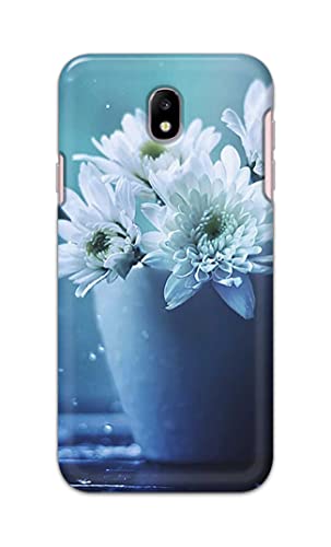 Image of PRINTFIDAA Flowers in The Glass On The Table Printed Designer Hard Back Case Cover for Samsung Galaxy J7 (2017) / Samsung J7 Pro, J730F / DS -(UO) MVN1002
