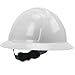 Safety Work Full Brim Style Hard Hat, White - SWX00358, One Size