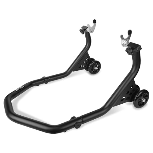 YSKMO Motorcycle Rear Wheel Stand,Black Colour,500lbs Capacity,With U&L Shaped Support,?1.5?Tube.Lift And Install For Motorcycles,Yamaha,Suzuki,Kawasaki,Ducati,Honda,Bmw,etc