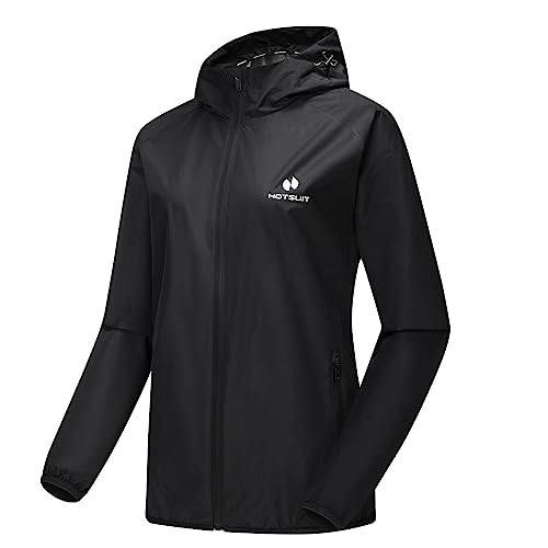 HOTSUIT Sauna Suit for Women Weight Loss Machine Washable Sweat Sauna Jacket Pants Anti Rip Sweat Suit for Gym Workout