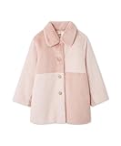 [ファーファー] パッチワークエコファーミドルコート RWFC254032 レディース PNK Free Size