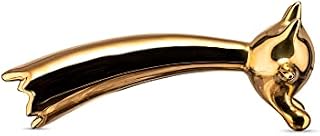Alessi Stella Hand-Decorated Porcelain Figurine,Gold
