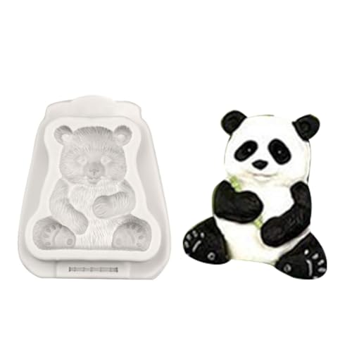 Silicone 3D Molds Sugarcraft Fondant Mould Chocolate Moulds Bamboo/Panda Shaped DIY Cake Border Baking Decorating Gadget