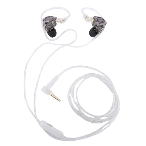 Auriculares con Cable HiFi con Cancelación de Ruido y Micrófono para Juegos, de Sonido, para Jugadores, 2 Auriculares/Negro