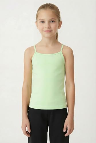 Image of Kurve Girl's Sleeveless Tank Top - Stretch Undershirts Cami Camisole, UV Protective Fabric, Rated UPF 50+ (Made in USA)