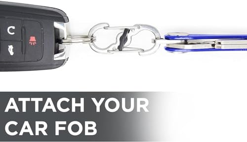 Image of KeySmart Key Carabiners - Quick Release Dual and Mini Carabiners, Stay Organized w /Carabiner Keychains, Never Lose Your Keys