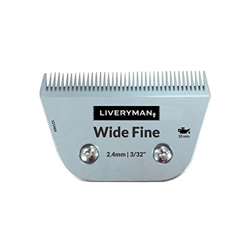 Tête de coupe peigne tondeuse cheval Liveryman pour réussir une tonte de 2,4mm