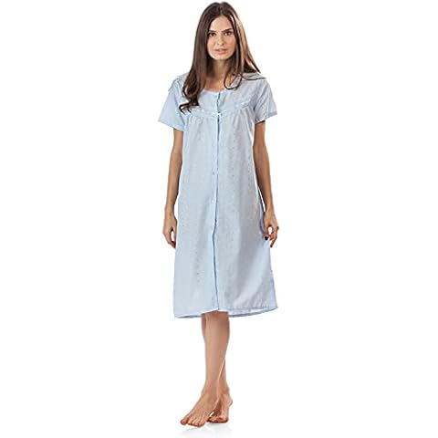 Casual Nights Women's Embroidered House Dress Cover