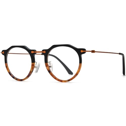Image of FONEX Acetate Titanium Glasses Frame Men 2024 New Square Eyeglasses Spectacles Eyewear F85843