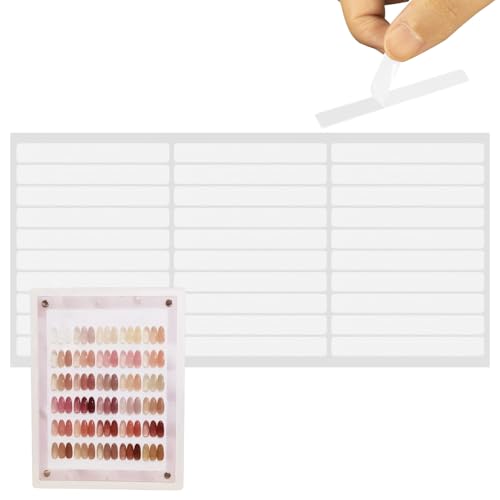 Mxshc Cinta para Uñas,Cinta de Doble Cara para Uñas Postizas | Suministros De Salón Reutilizables Fuertes Y Pegajosos Para Diseños Y Colores - Expositor Para Mostrar