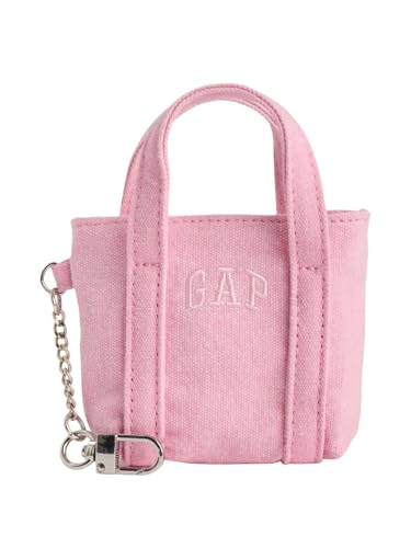 GAP Womens Logo Tote Bag Charm Primrose Pink One Size