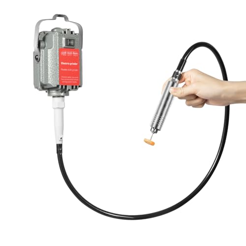LUNICASHA Rotary Tool Flex Shaft Electric Hanging Grinder Carver, Multi-Function Metalworking Jewelry Tool Repair Kit, Forward and Reverse Switch, for Jewelry Design & Repair, 220V 230W 6mm