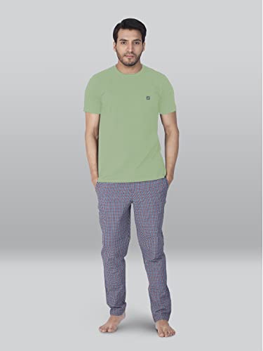 Image of Lux Nitro Men's Solid Modern Fit Round Neck T-Shirt Spray