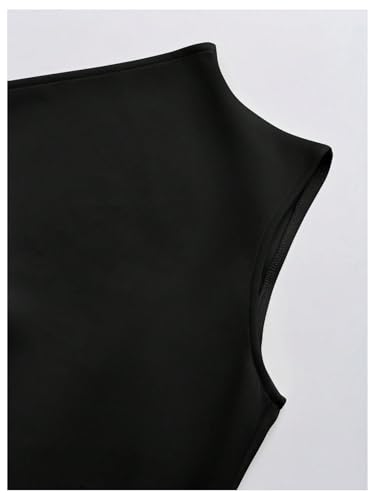 Image of SOLY HUX Women's Mini Dress Off The Shoulder Sleeveless Tie Shoulder A Line Flared Party Dresses