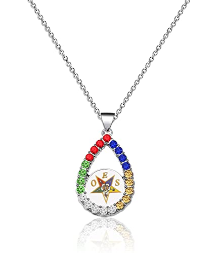 Order of The Eastern Star Sorority Gift OES Bracelet Necklace Sorority Bracelet OES Symbol Jewelry for Women Sisterhood