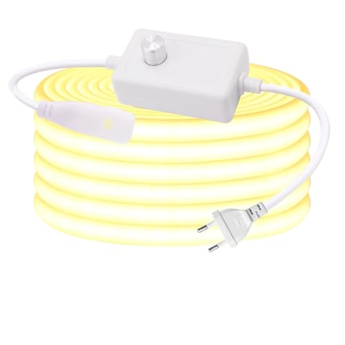 Tira LED con interruptor y regulador 2m IP65 resistente agua miniatura 2