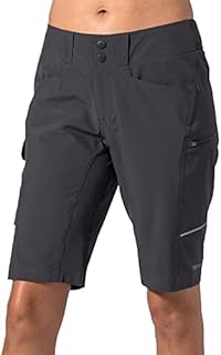 Terry Metro Short Lite - Womens Bicycling Short W/Removable Liner,  Ebony -  L
