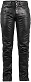 mauritius lederjacke lammfell Langer Schnitt Mauritius GWMTie up Jeans Männer Lederhose schwarz 32 100% Leder Basics