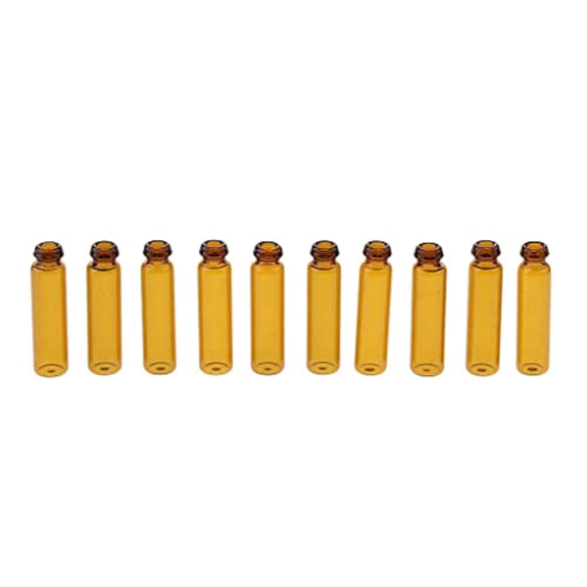50Pcs/Set Mini Amber Glass Essential Oils Bottles
